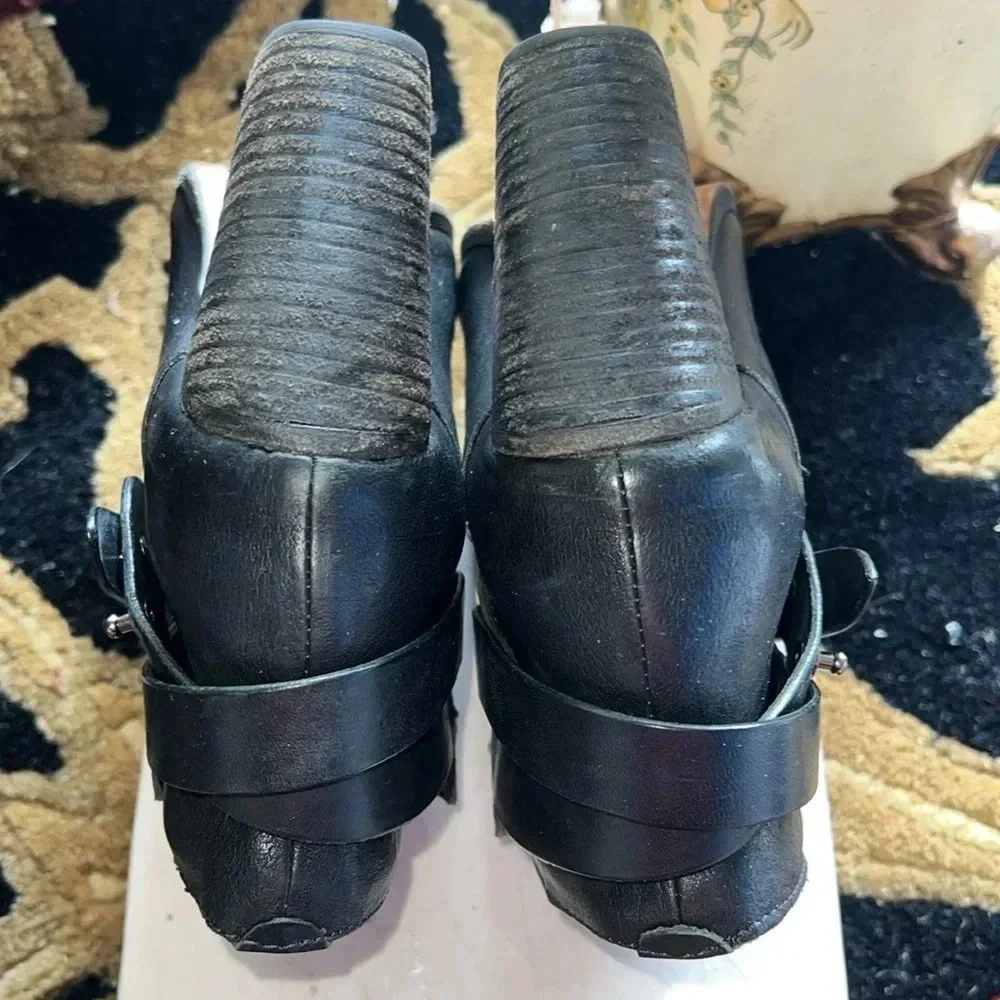 Rag & Bone Women’s Black Leather Ankle Booties, Boots Shoes Size 7